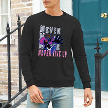 Charger l'image dans la galerie, Sweat ample à col rond et épaules tombantes pour les hommes A-071 Personnalisé