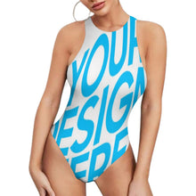 Charger l'image dans la galerie, Combinaison body stringbody femme moderne originale NZ057 personnalisé avec photo image logo motif texte (impression des multi-images)