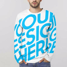 Charger l'image dans la galerie, T-shirt à manches longues Homme EL Cool personnalisé avec photo logo texte motif (impression d'image unique)