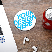 Charger l'image dans la galerie, Dessous de verre/sous-verres disque de CD Chic impression personnalisé avec photo logo motif texte