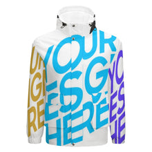 Charger l'image dans la galerie, Impression des multi-images veste courte avec deux poches homme grande taile A537 personnalisé avec photo logo motif texte