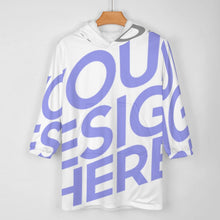 Charger l'image dans la galerie, Sweat à capuche pour fille / Hoodie imprimé enfant B412 personnalisé impression avec photo texte logo (Image Unique)