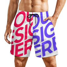 Charger l'image dans la galerie, 2023 New homme maillot de bain short de compression de plage à séchage rapide personnalisé avec avec photo texte prénom (conception multi-images)