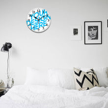 Charger l'image dans la galerie, Horloge murale originale vintage en bois personnalisée avec photo motif texte logo