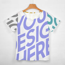 Charger l'image dans la galerie, Impression multi-images T-shirt BBT manches courtes irreguliers personnalisé avec photo logo texte motif