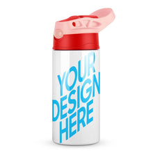 Charger l'image dans la galerie, Petite gourde pour enfant / Gourde Pop-up personnalisé avec votre photo logo prénom