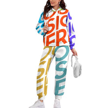 Charger l'image dans la galerie, Impression des multi-images costume ensemble sweat jogging Grande taille femme 4T03 personnalisé avec motif photo logo texte