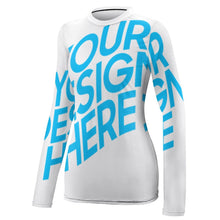 Charger l'image dans la galerie, T-shirt tee shirt anti-uv de protection solaire avec chemise à manches longues NZ143 femme personnalisé avec photo logo et texte