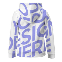 Charger l'image dans la galerie, Sweat à capuche pour enfants / Hoodie imprimé personnalisé impression complète avec photo texte logo (Image Unique)