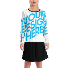 Charger l'image dans la galerie, Haut d'allaitement à manches longues Femme DIY SY011 impression personnalisé avec image logo motif texte