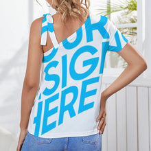 Charger l'image dans la galerie, Manches courtes ZT avec nœud à une bandoulière Personnalisé avec photo et logo (Image unique)