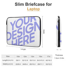 Charger l'image dans la galerie, Sac ordinateur portable personnalisé avec motif logo texte image