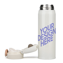 Charger l'image dans la galerie, Bouteille d'eau Chaude thermos / d'isolation en Acier Inoxydable (350ml) personnalisée avec photo logo motif texte
