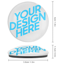 Charger l'image dans la galerie, Aimants à frigo / magnets frigo 4cm personnalisé avec photo motif texte logo
