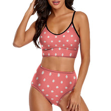 Charger l'image dans la galerie, Maillot de bain bikini triangle slip taille haute swimsuit BK2139 personnalisé avec photo logo motif texte