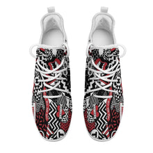 Charger l'image dans la galerie, Cheerleading chaussures de basket pour femme personnalisé avec prénom photo motif et texte (impression image unique)