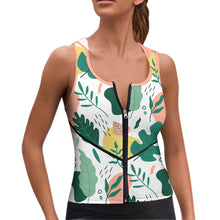 Charger l'image dans la galerie, Gilet à capuche de sport avec fermeture éclair femme / Soutiens gorge de sport running B772 personnalisée de plusieurs images avec texte et logo photo