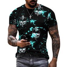 Charger l'image dans la galerie, Impression complète T-shirt tee shirt en coton pour hommes ay001 personnalisé avec photo logo texte motif (Impression d'image unique)