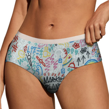Charger l'image dans la galerie, Culotte Slip de qualité confortable pour femmes B499 personnalisé avec photo logo texte motif (impression des multi-images)