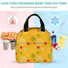 Charger l'image dans la galerie, Grand Sac Isotherme Repas / Sac à repas avec poche personnalisé avec photo logo texte motif (Impression d’image unique)