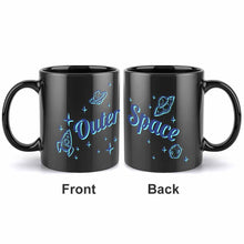 Charger l'image dans la galerie, Mug / Tasse en céramique noir personnalisé avec photo logo texte motif