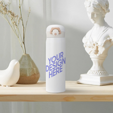 Charger l'image dans la galerie, Bouteille d'eau Chaude thermos / d'isolation en Acier Inoxydable (350ml) personnalisée avec photo logo motif texte