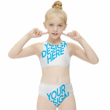Charger l'image dans la galerie, Maillot de bain tankini fille NT013 personnalisé et design avec vos photos/photos ou nom