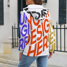 Charger l'image dans la galerie, Impression des multi-images sweat à capuche zippé original femme A537 personnalisé avec photo logo texte motif