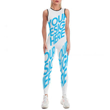 Charger l'image dans la galerie, Combinaison de yoga body une pièce salopette femme fluide décontractée XG001 personnalisé avec image logo motif texte