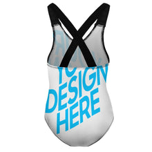Charger l'image dans la galerie, Maillot de bain une pièce à la mode pour filles NT018 personnalisé et imprimé avec photos images ou texte