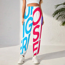 Charger l'image dans la galerie, Pantalon de yoga pour femme JJ1228 pantalon de jogging de sport de loisirs personnalisée avec prénom motif texte (conception multi-images)