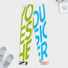 Charger l'image dans la galerie, Pantalon pyjama doux homme D27P personnalisée avec prénom motif texte (conception multi-images)