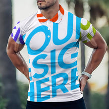 Charger l'image dans la galerie, Chemise Polo manches courtes d'été pour hommes B612 personnalisé avec photo logo texte motif (impression des multi-images)