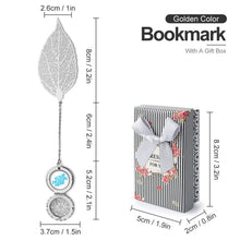 Charger l'image dans la galerie, Marque-pages (les signets)personnalisés en métal en forme de feuille
