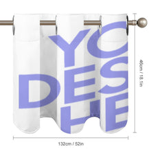 Charger l'image dans la galerie, Deux pièces décor rideau salon chambre occultant personnalisé avec photo logo texte motif