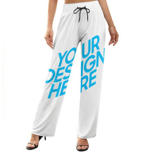 Charger l'image dans la galerie, NZ203 Pantalon large femme personnalisé et imprimé avec photo motif et texte (impression d'image unique)