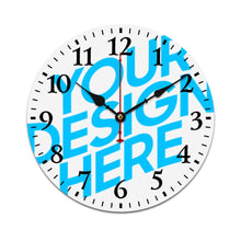 Charger l'image dans la galerie, Horloge murale originale vintage en bois personnalisée avec photo motif texte logo