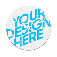 Charger l'image dans la galerie, Horloge murale en PVC à la mode personnalisée avec photo logo texte