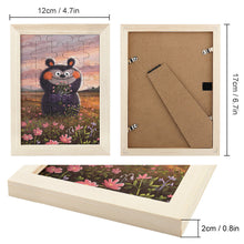 Charger l'image dans la galerie, Cadre de puzzle (version verticale) GY0907008 personnalisé avec Texte, Photo, Image, Logo