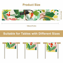 Charger l'image dans la galerie, Chemin de table en lin personnalisé avec photo image logo motif texte