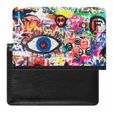 Charger l'image dans la galerie, Couverture de passeport de PU / étui protecteur à passeport personnalisé avec photo texte motif logo