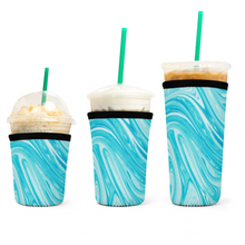 Charger l'image dans la galerie, Manchons Isolés 3 pièces pour Tasse à café Réutilisable Personnalisé avec Photo Logo Motif Texte