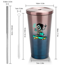 Charger l'image dans la galerie, JJ0520060 Tasse de paille personnalisé avec Texte, Image, Photo, Logo