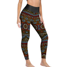 Charger l'image dans la galerie, Pantalon de Sport en Nid d'abeille / Leggings de Yoga Taille Haute Stretch pour Femme YJ050 Personnalisé Impression Complète Une Image Avec Texte Motif Logo Photo