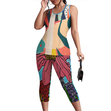 Charger l'image dans la galerie, Impression des multi-images Débardeur Short Costume / Ensemble moulant deux pièces pour femme PTZ Personnalisé avec image et photo