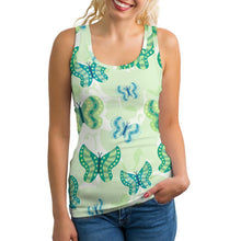 Charger l'image dans la galerie, Haut de sport sans manches pour femmes entraînement de yoga gymnastique course à pied SDS010 personnalisée avec texte motif logo photo (impression complète d'une image)