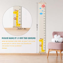 Charger l'image dans la galerie, Règle de hauteur en coton et lin personnalisé avec prénom texte photo image logo