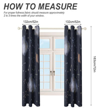 Charger l'image dans la galerie, Rideau perforé en tissu (deux pièces sont identiques) personnalisé avec photo logo texte motif