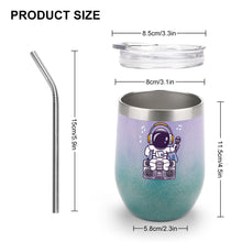 Charger l'image dans la galerie, JJ0520061 Coupe à vin en acier inoxydable à personnaliser avec votre image, texte ou logo