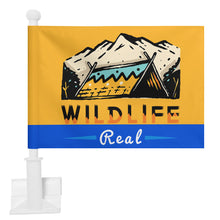 Charger l'image dans la galerie, Drapeaux de voiture / Décoration voiture extérieur personnalisé avec photo logo texte motif